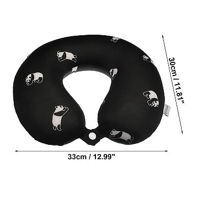 U Shaped Memory Foam Pillow Home Travel Pillow Cushion Cute Pattern