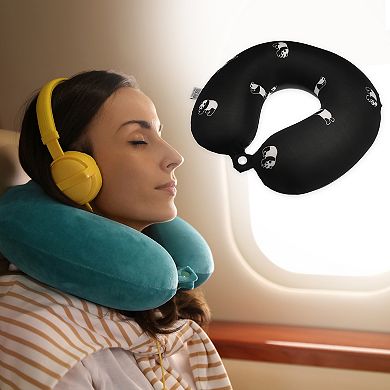 U Shaped Memory Foam Pillow Home Travel Pillow Cushion Cute Pattern