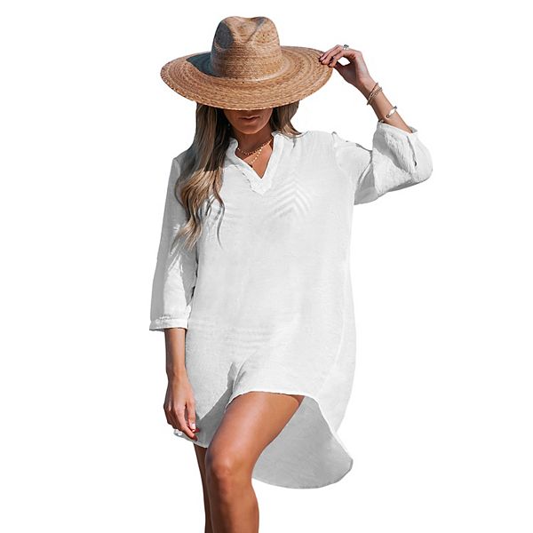 Women's CUPSHE V-Neck Cover-Up Dress