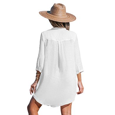 Women's CUPSHE V-Neck Cover-Up Dress