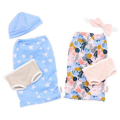 Battat LullaBaby Twin Baby Dolls & Sleep Sacks Set
