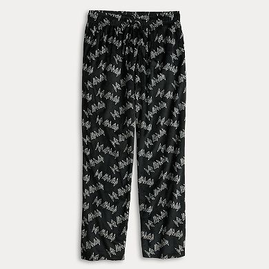 Men's Def Leppard Open Leg Pajama Pants