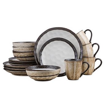 Stone Lain Lucy Porcelain 16 pc Dinnerware Set