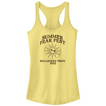 Disney's The Nightmare Before Christmas Summer Fest Halloween Town Juniors' Graphic Racerback Tank Top Top