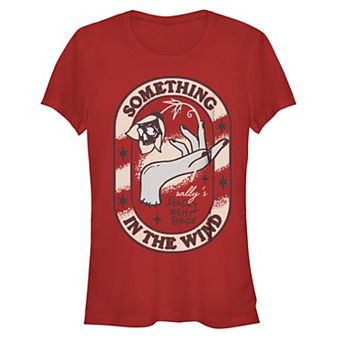 Disney's The Nightmare Before Christmas Something In The Wind Juniors' Graphic Tee