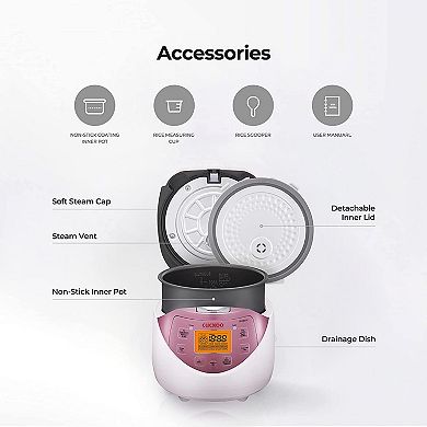 CUCKOO 6-Cup Micom 8 Menu Options Rice Cooker