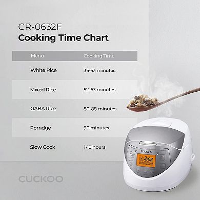 CUCKOO 6-Cup Micom 11 Operating Modes Rice Cooker
