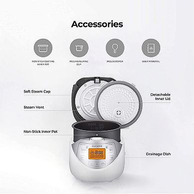 CUCKOO 6-Cup Micom 11 Operating Modes Rice Cooker