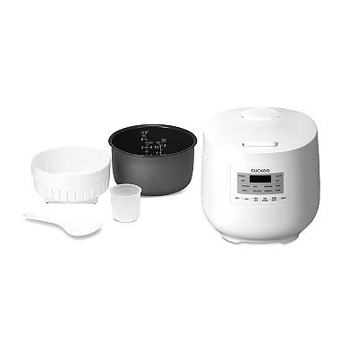 CUCKOO 6-Cup Micom Rice Cooker With Steam Plate