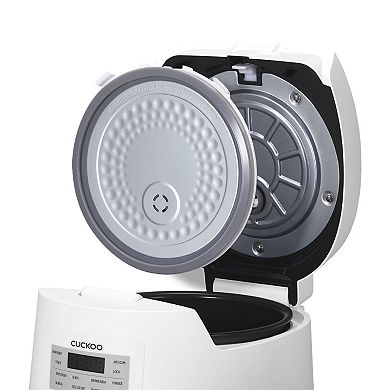 CUCKOO 6-Cup Micom Rice Cooker With Steam Plate