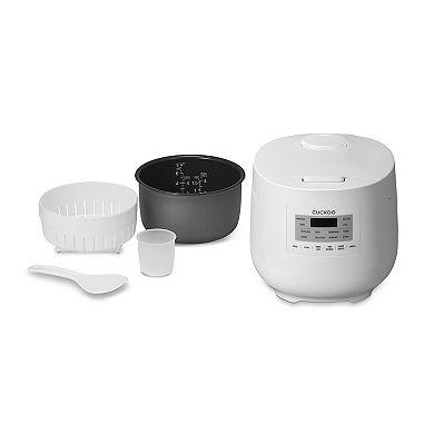 CUCKOO 6-Cup Micom Rice Cooker With Steam Plate