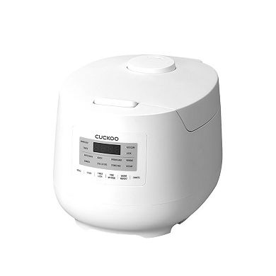 CUCKOO 6-Cup Micom Rice Cooker With Steam Plate