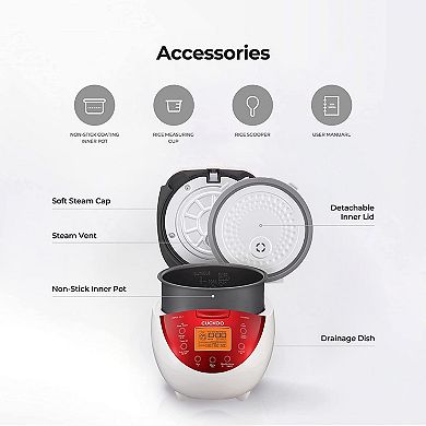 CUCKOO 6-Cup Micom 12 Menu Options Rice Cooker