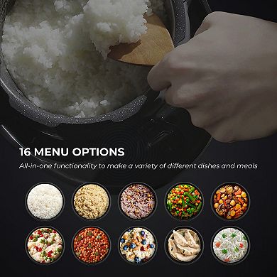 CUCKOO 6-Cup IH Pressure 1077W Rice Cooker