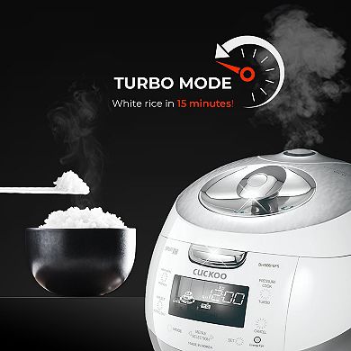 CUCKOO 6-Cup IH Pressure 1077W Rice Cooker