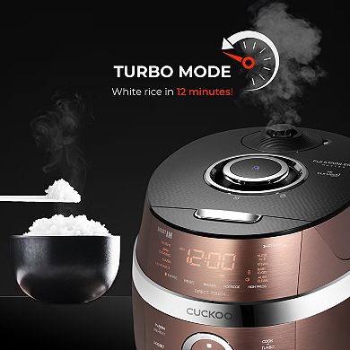 CUCKOO 10-Cup IH Pressure 16 Operating Modes Rice Cooker