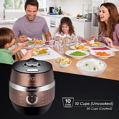 CUCKOO 10-Cup IH Pressure 16 Operating Modes Rice Cooker