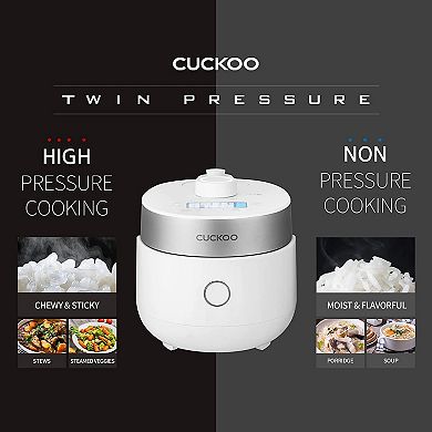 CUCKOO 3-Cup IH Twin Pressure Rice Cooker