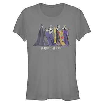 Disney's Villains Baddie Alert Juniors' Graphic Tee