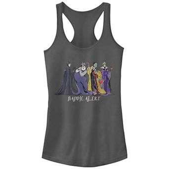 Disney's Villains Baddie Alert Juniors' Racerback Graphic Tank Top