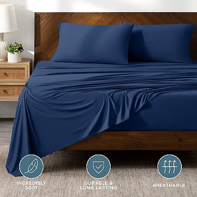 Bare Home Ultra-soft Stretch Knit Sheet Set