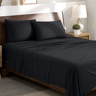 Bare Home Ultra-soft Stretch Knit Sheet Set