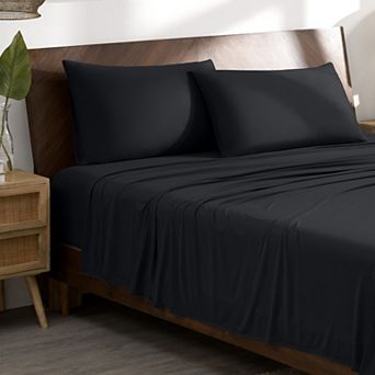 Bare Home Ultra-soft Stretch Knit Sheet Set