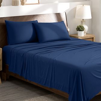 Bare Home Ultra-soft Stretch Knit Sheet Set
