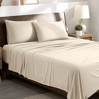 Bare Home Ultra-soft Stretch Knit Sheet Set