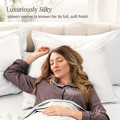 Organic Cotton Sateen Pillowcase Set