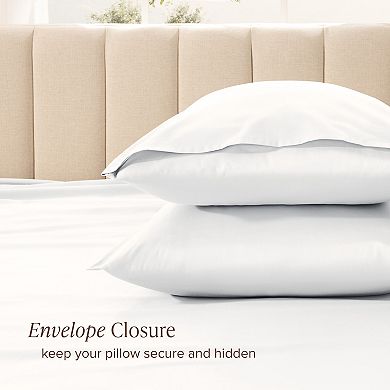 Organic Cotton Sateen Pillowcase Set