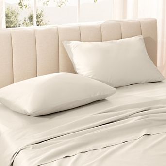 Bare Home Organic Cotton Sateen Pillowcase Set