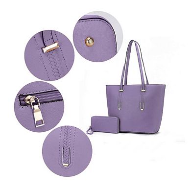 MKF Collection Mina Women’s Tote and Wristlet Wallet by Mia K