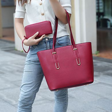 MKF Collection Mina Women’s Tote and Wristlet Wallet by Mia K