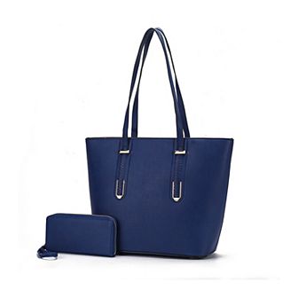 MKF Collection Mina Women’s Tote and Wristlet Wallet by Mia K