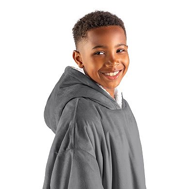 The Bare Homey - Youth Wearable Blanket - Sherpa Side Pockets