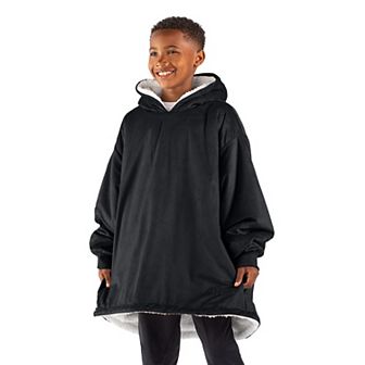 The Bare Homey - Youth Wearable Blanket - Sherpa Side Pockets