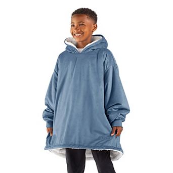 The Bare Homey - Youth Wearable Blanket - Sherpa Side Pockets