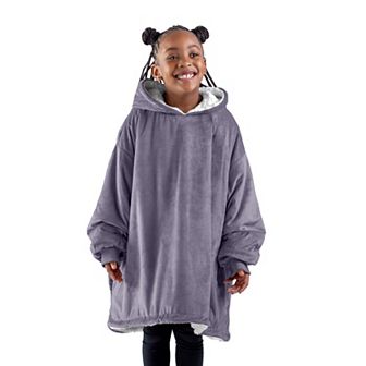 The Bare Homey - Youth Wearable Blanket - Sherpa Side Pockets