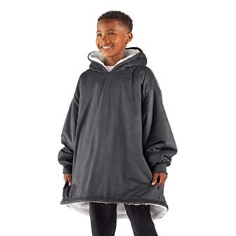The Bare Homey - Youth Wearable Blanket - Sherpa Side Pockets