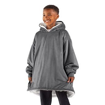 The Bare Homey - Youth Wearable Blanket - Sherpa Side Pockets