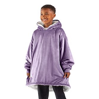 The Bare Homey - Youth Wearable Blanket - Sherpa Side Pockets
