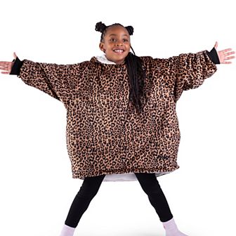 The Bare Homey - Youth Wearable Blanket - Sherpa Side Pockets