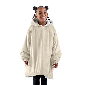 The Bare Homey - Youth Wearable Blanket - Sherpa Side Pockets
