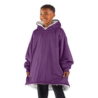 The Bare Homey - Youth Wearable Blanket - Sherpa Side Pockets