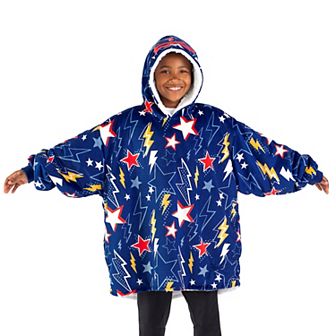 The Bare Homey - Youth Wearable Blanket - Sherpa Side Pockets