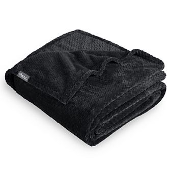 Bare Home Textured Microplush Blanket