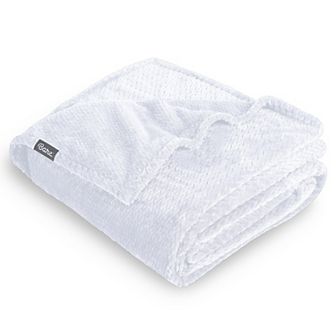 Bare Home Textured Microplush Blanket