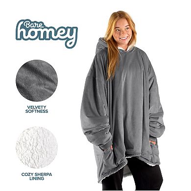 Bare Home Adult Sherpa Wearable