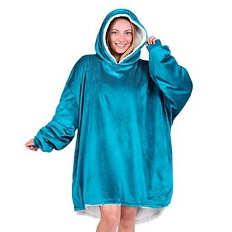 The Bare Homey - Adult Wearable Blanket - Sherpa Side Pockets